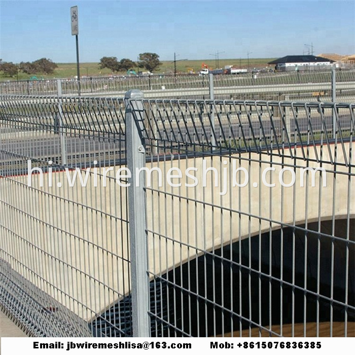 Welded Wire Mesh Panel Of Rolltop Fence